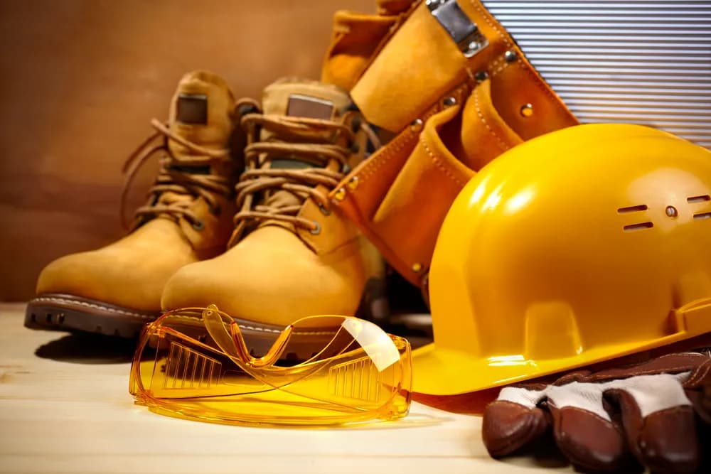 Safety briefing on a B&H job site